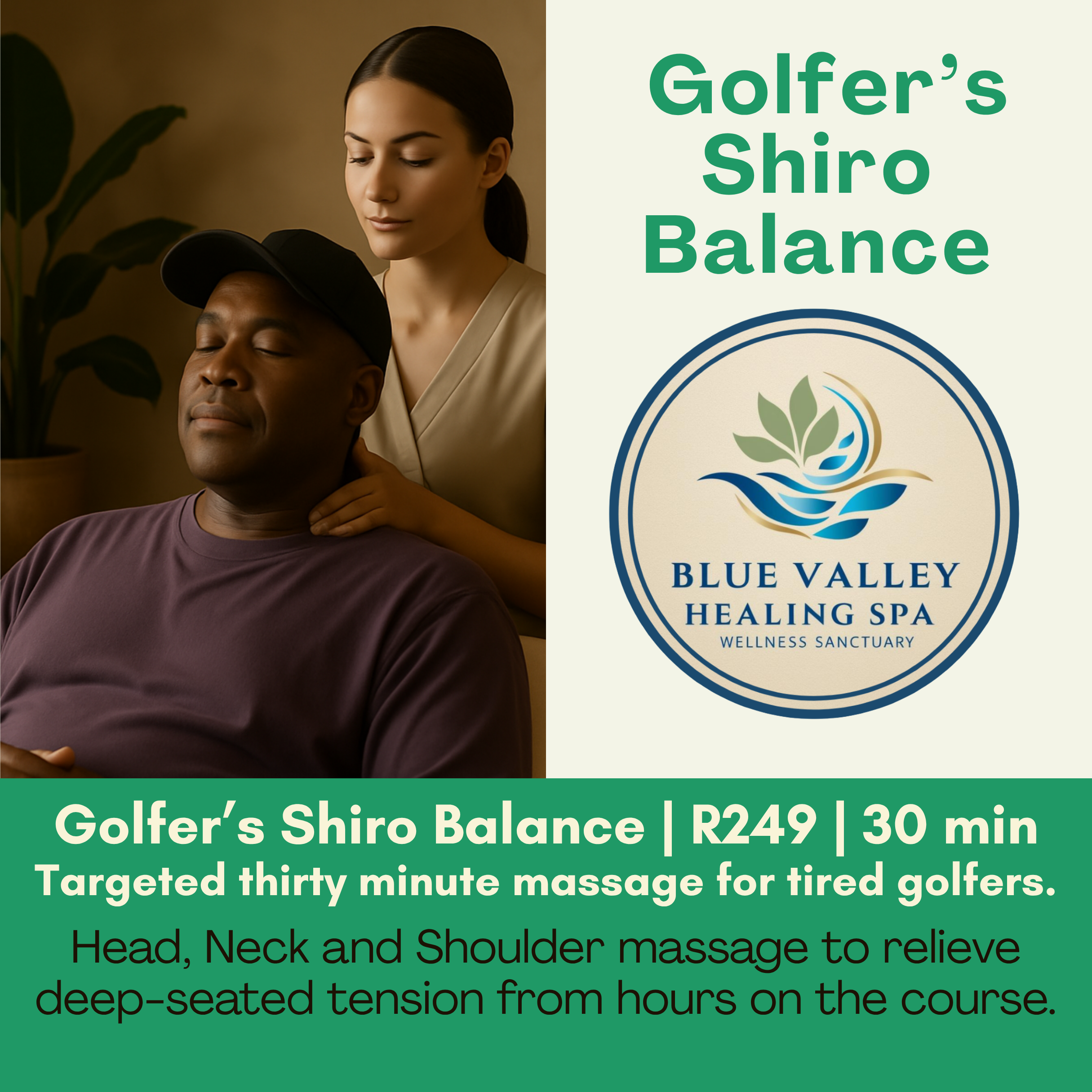 Golfers Head and Shoulders